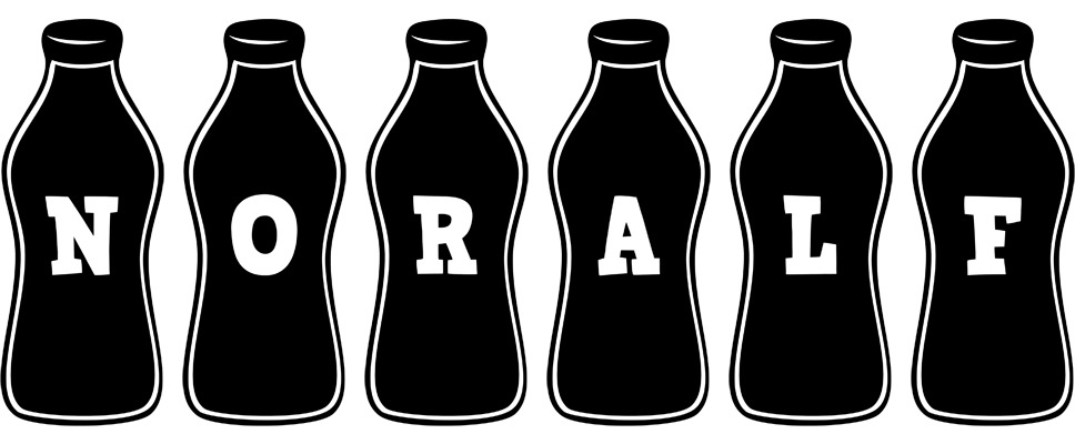 Noralf bottle logo