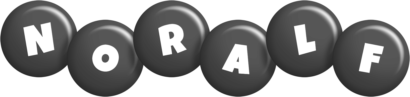 Noralf candy-black logo