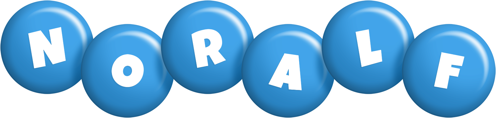 Noralf candy-blue logo