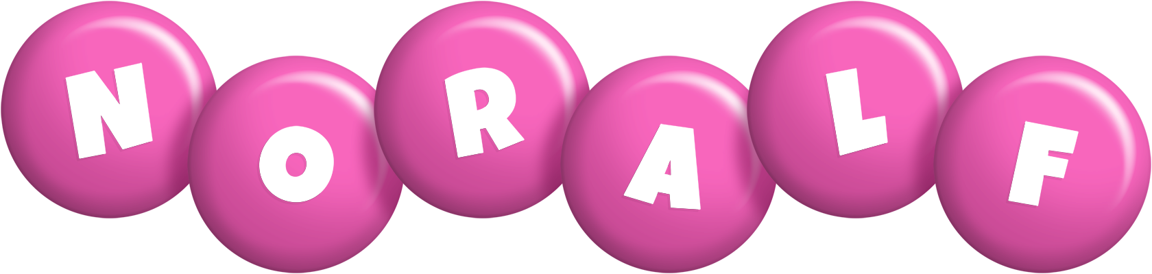 Noralf candy-pink logo