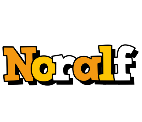 Noralf cartoon logo