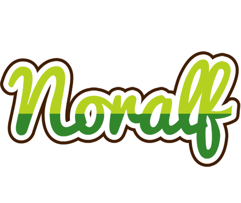 Noralf golfing logo