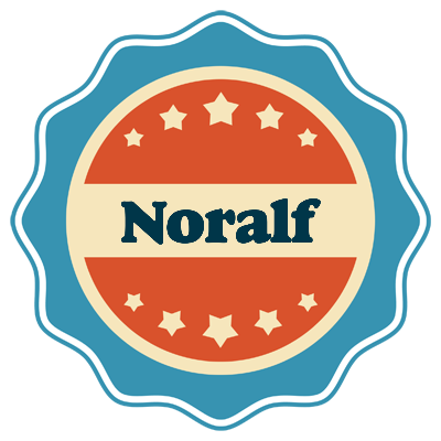 Noralf labels logo