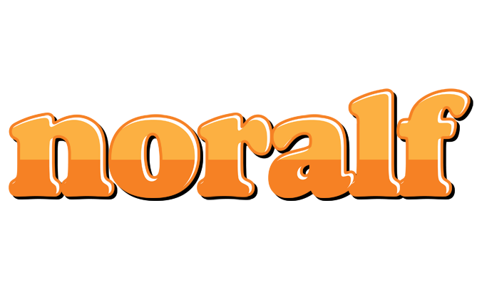 Noralf orange logo