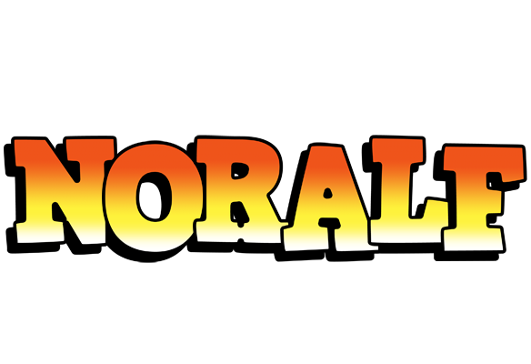 Noralf sunset logo