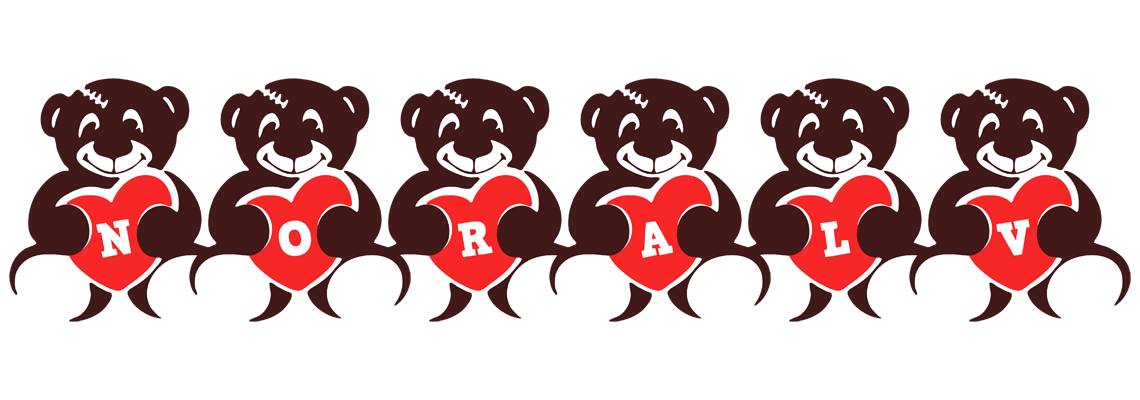 Noralv bear logo