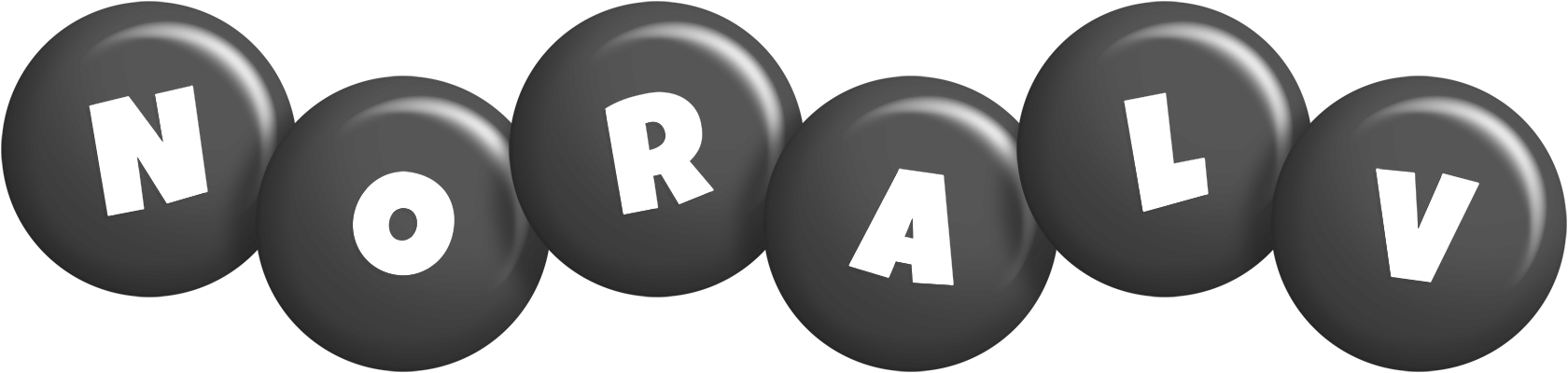 Noralv candy-black logo