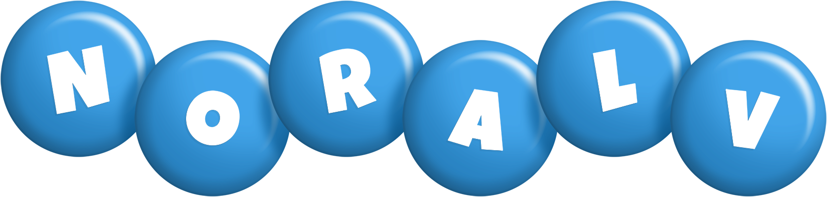 Noralv candy-blue logo