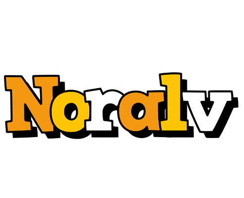 Noralv cartoon logo