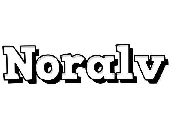Noralv snowing logo