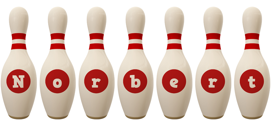 Norbert bowling-pin logo