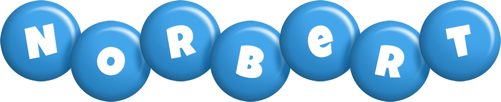 Norbert candy-blue logo