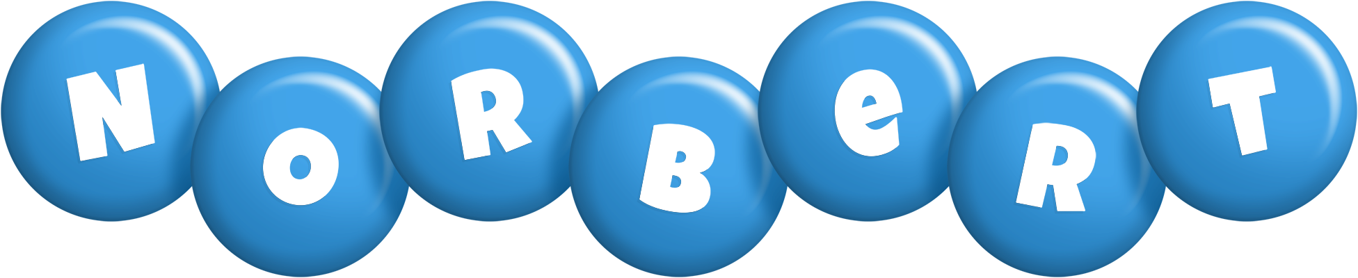 Norbert candy-blue logo