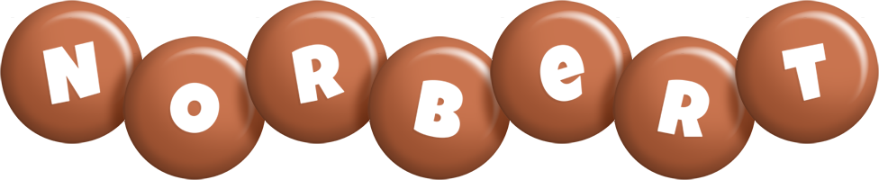 Norbert candy-brown logo