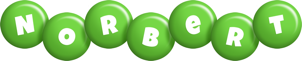 Norbert candy-green logo