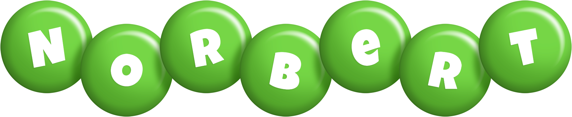 Norbert candy-green logo