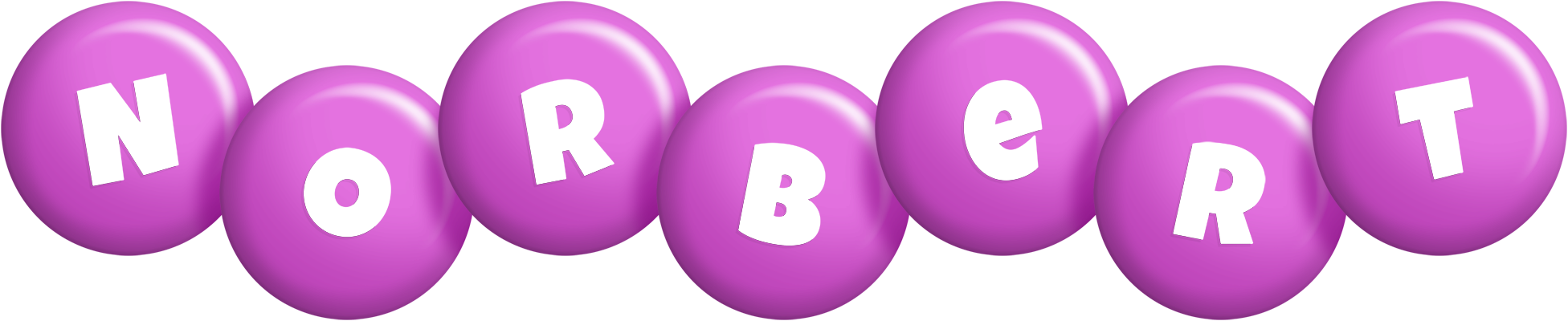 Norbert candy-purple logo
