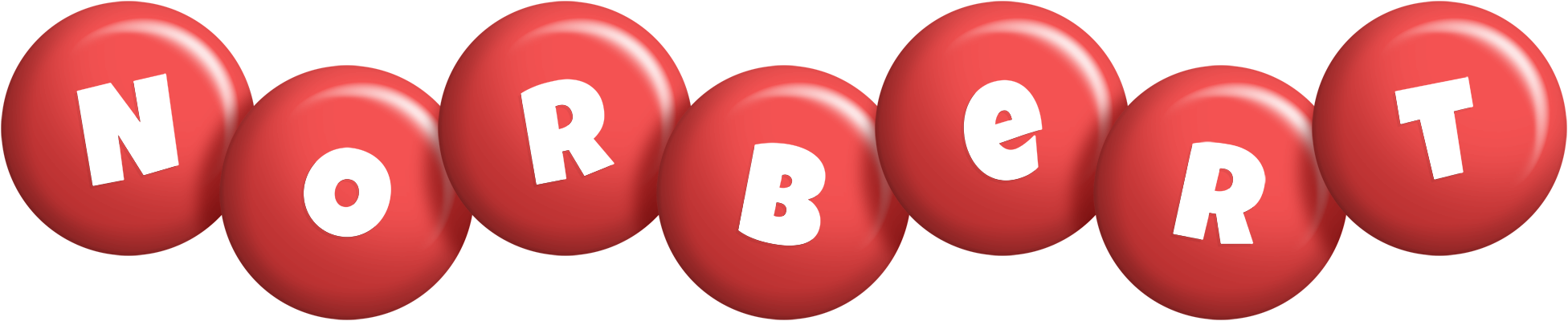 Norbert candy-red logo