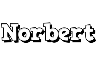 Norbert snowing logo