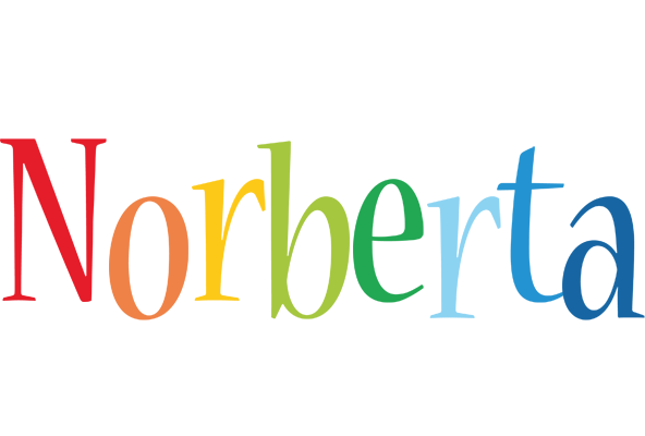 Norberta birthday logo