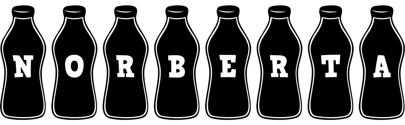 Norberta bottle logo