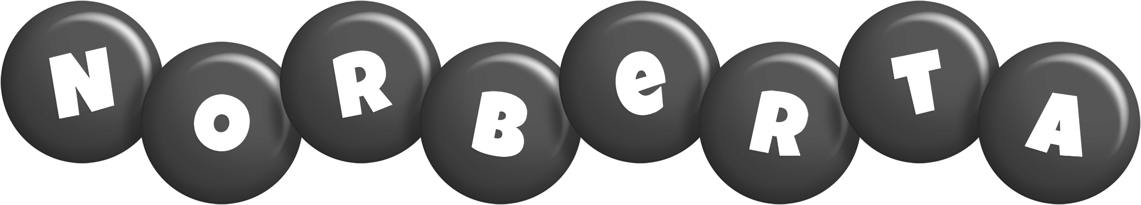 Norberta candy-black logo