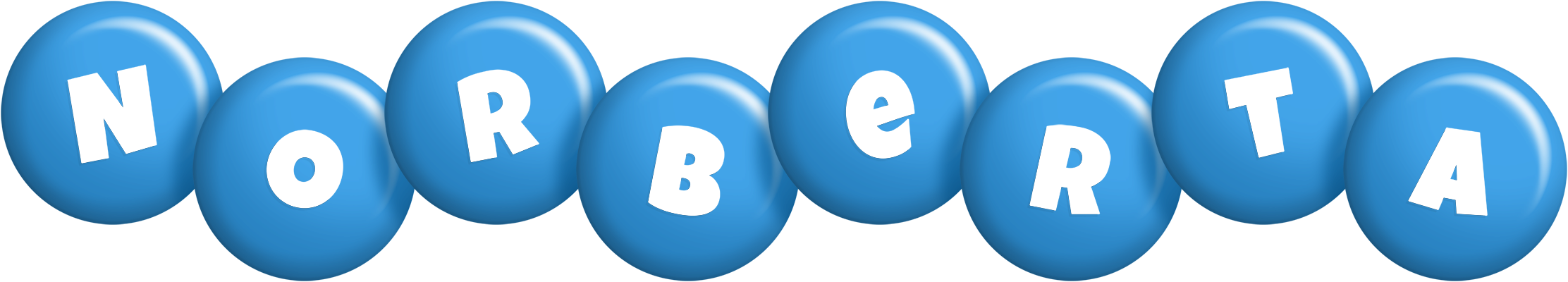Norberta candy-blue logo