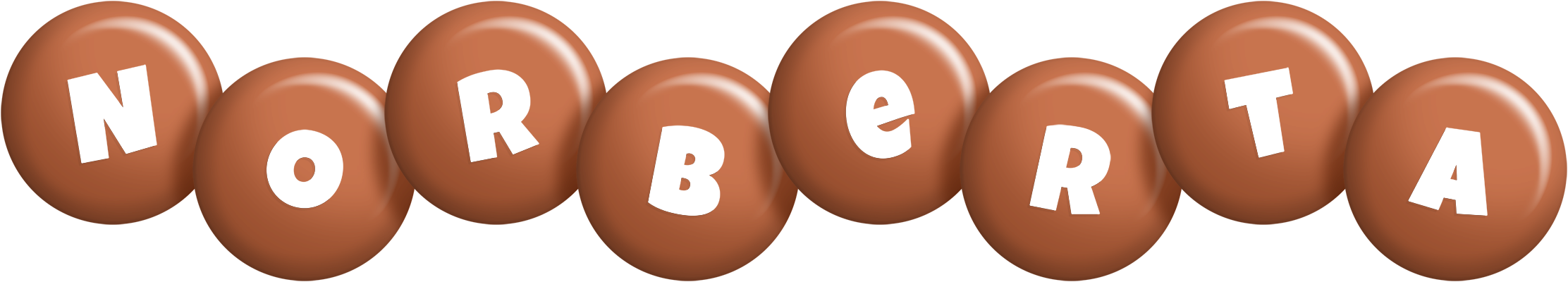 Norberta candy-brown logo