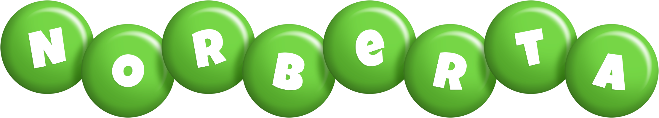Norberta candy-green logo