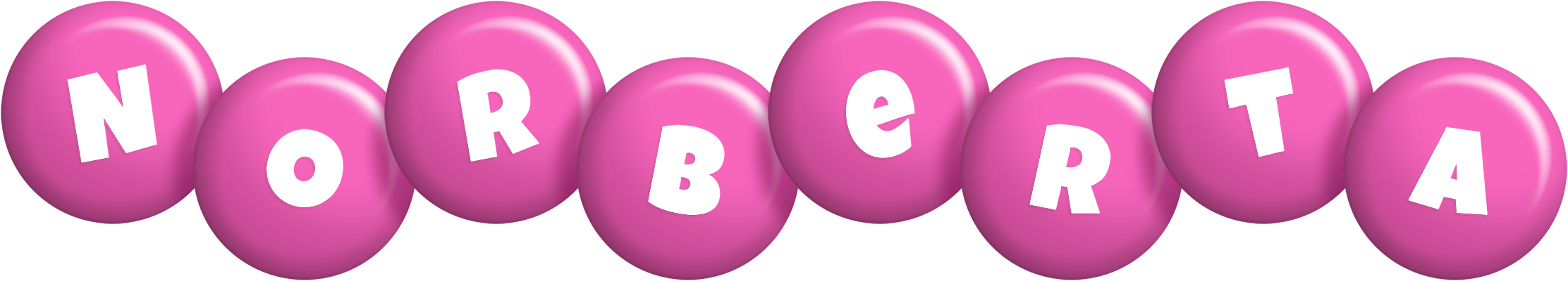 Norberta candy-pink logo