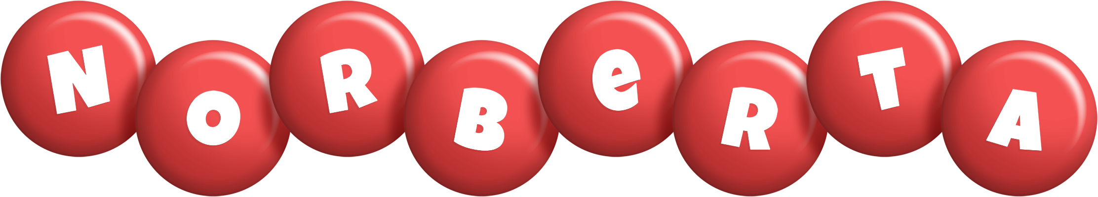 Norberta candy-red logo