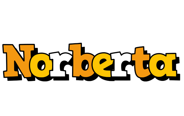 Norberta cartoon logo