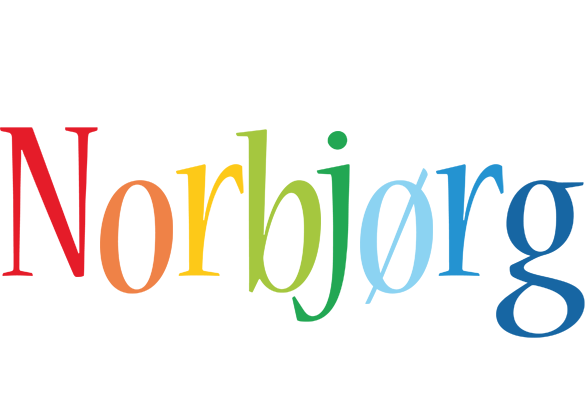 Norbjørg birthday logo