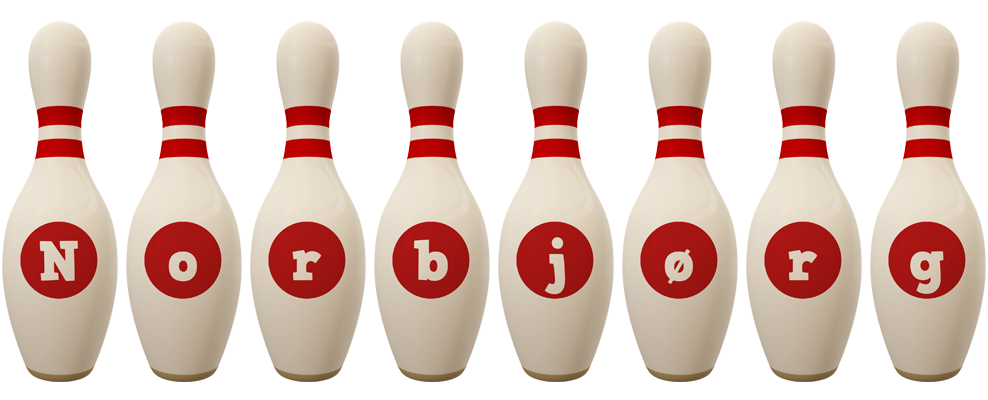 Norbjørg bowling-pin logo