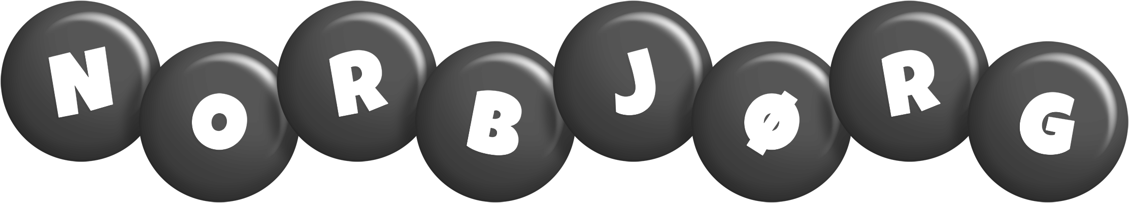Norbjørg candy-black logo