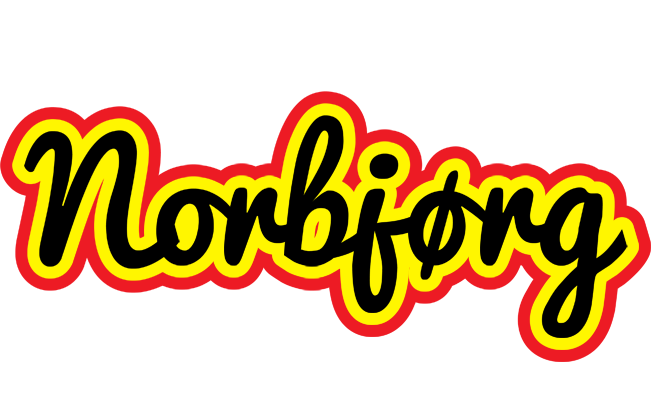 Norbjørg flaming logo