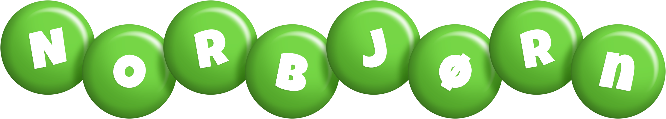 Norbjørn candy-green logo