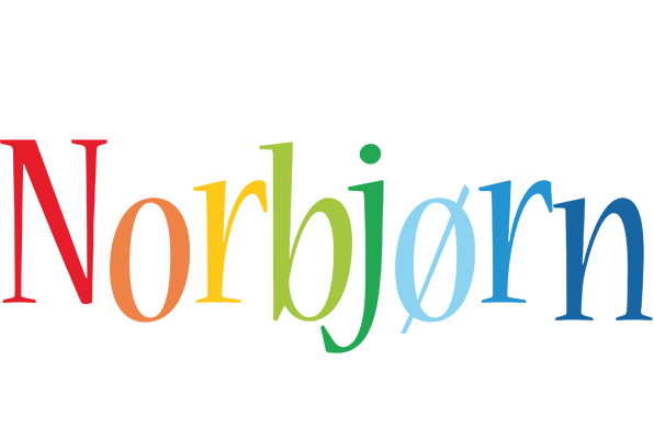 Norbjørn birthday logo