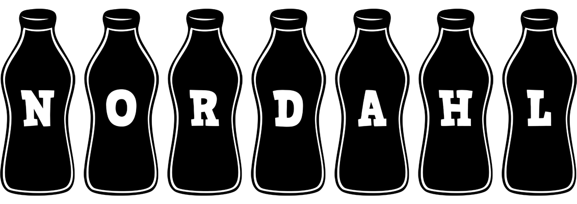 Nordahl bottle logo