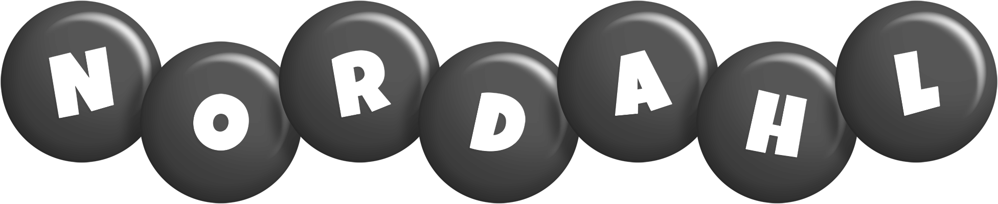 Nordahl candy-black logo