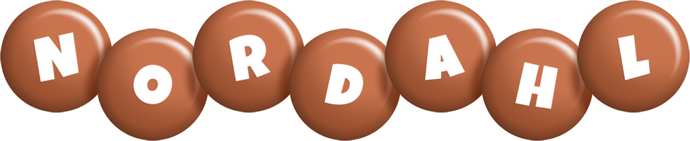 Nordahl candy-brown logo