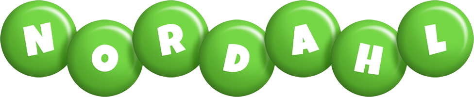 Nordahl candy-green logo