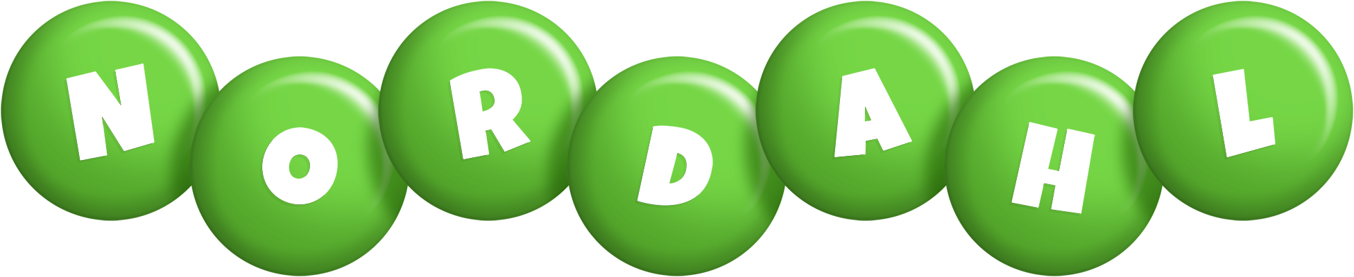 Nordahl candy-green logo
