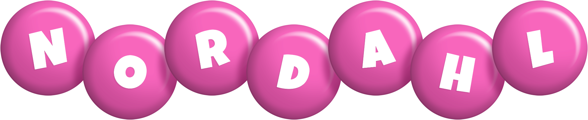 Nordahl candy-pink logo