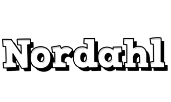 Nordahl snowing logo