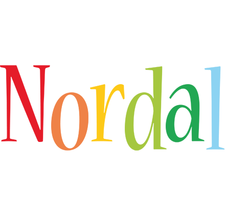 Nordal birthday logo
