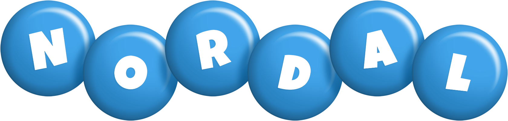 Nordal candy-blue logo