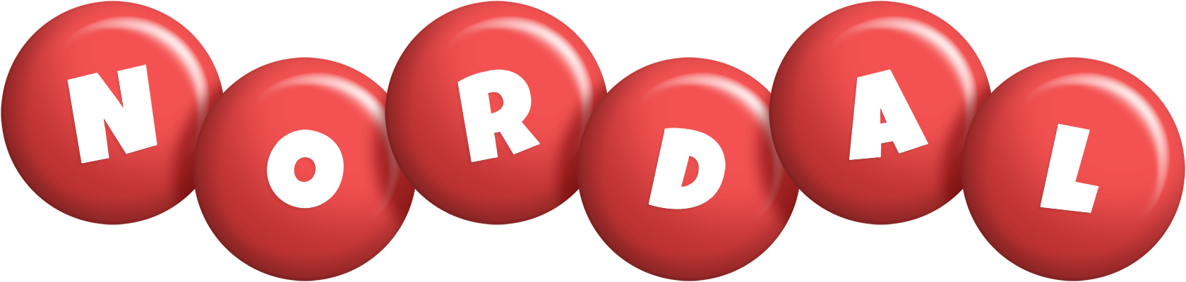 Nordal candy-red logo