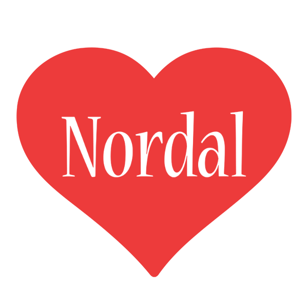 Nordal love logo