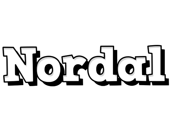 Nordal snowing logo